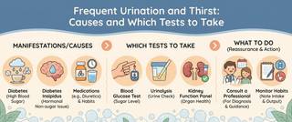 Frequent Urination and Thirst: Causes and Which Tests to Take
