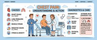 Chest Pain: Causes, Diagnosis and When to Call Emergency