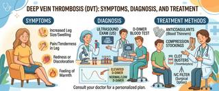 Deep Vein Thrombosis: Symptoms, Diagnosis and Treatment