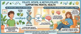 Folate and MTHFR: Methylfolate for Anxiety, Depression and Mind