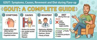 Gout: Symptoms, Causes, Treatment and Diet During an Attack