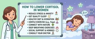 How to Lower Cortisol in Women: Symptoms, Causes and Treatment