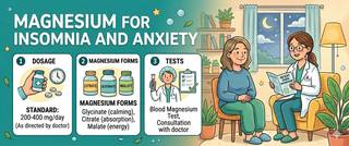 Magnesium for Insomnia and Anxiety: Doses, Forms and Tests
