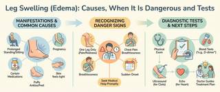 Leg Swelling (Edema): Causes, When It Is Dangerous and Tests