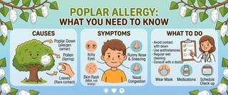 Poplar Allergy: Symptoms, Pollen vs Fluff and Treatment