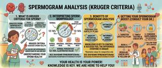 Kruger Sperm Morphology: Normal Values and Interpretation