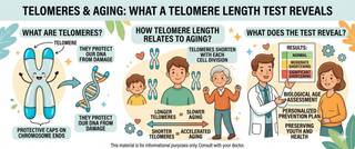 Telomere Length: What the Test Shows and How to Slow Aging