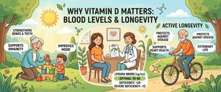 What Does Vitamin D Do: Normal Blood Levels and Longevity