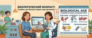 Биологический возраст: маркеры старения по анализам крови