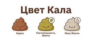 Цвет кала: о чем говорит зеленый, черный, светлый стул