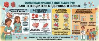 Фолиевая кислота: для чего нужна, нормы и как принимать