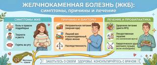 Желчнокаменная болезнь: симптомы, причины и лечение ЖКБ