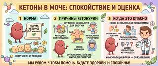 Кетоны в моче: причины появления, нормы и что делать