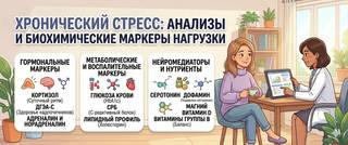 Хронический стресс: анализы и биохимические маркеры нагрузки