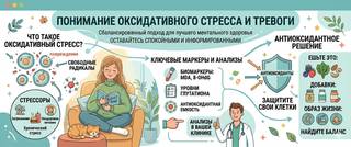 Оксидативный стресс и тревога: маркеры, антиоксиданты и анализы