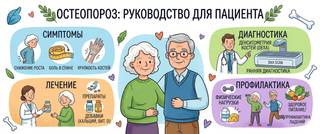 Остеопороз: симптомы, диагностика, лечение и профилактика