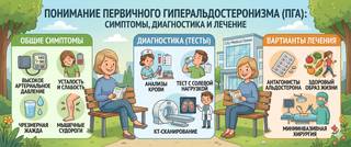 Первичный гиперальдостеронизм: симптомы, диагностика и лечение