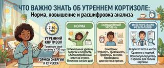 Утренний кортизол: норма, повышение и расшифровка анализа