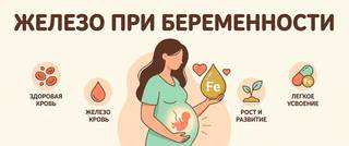 Железо при беременности: дозы, дефицит и как принимать
