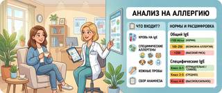 Анализ на аллергию: что входит, нормы и как расшифровать