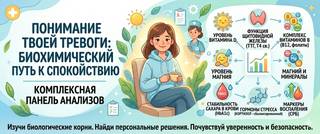 Анализы при тревоге: комплексная панель биохимических причин