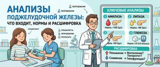 Анализы поджелудочной железы: что входит, нормы и расшифровка