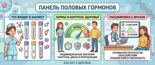 Панель половых гормонов: что входит, нормы и расшифровка
