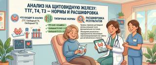 Анализ на щитовидную железу: что входит, нормы и расшифровка
