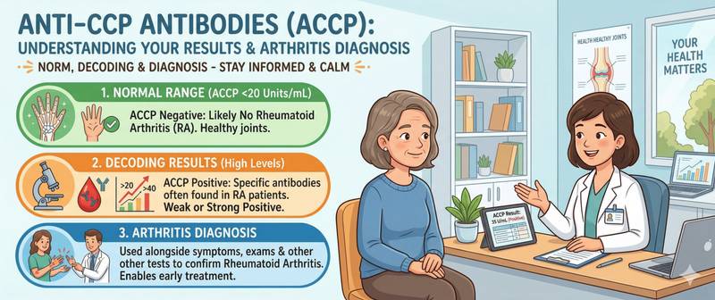 Anti-CCP Antibodies: Normal Range, Results and Early Arthritis