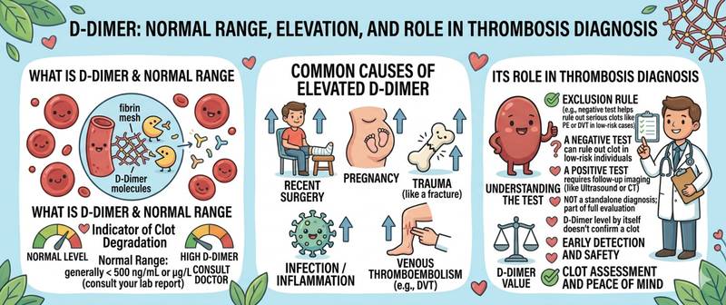 D-Dimer Blood Test: Normal Levels, Causes and Significance