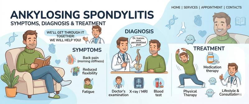 Ankylosing Spondylitis: Symptoms, Diagnosis and Treatment