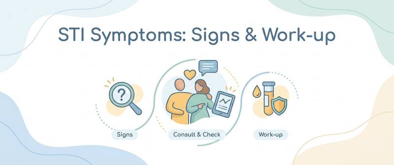 STI Symptoms in Men and Women: Signs and What Tests to Take