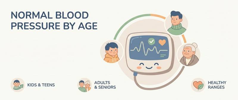 Normal Blood Pressure by Age: the Table and What Is Normal