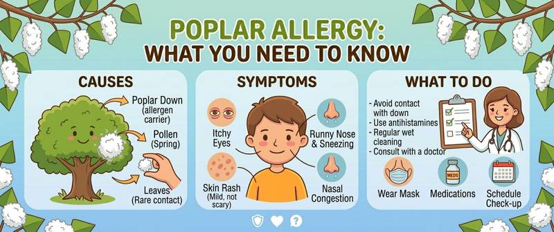 Poplar Allergy: Symptoms, Pollen vs Fluff and Treatment