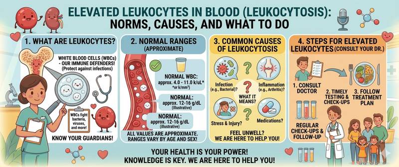 High White Blood Cell Count: Causes of Leukocytosis and What to Do