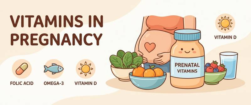 Vitamins in Pregnancy: Which You Need and by Trimester