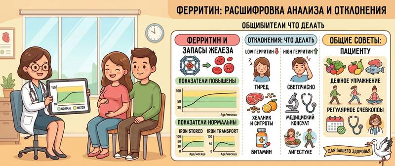 Ферритин: как расшифровать анализ, нормы и причины отклонений