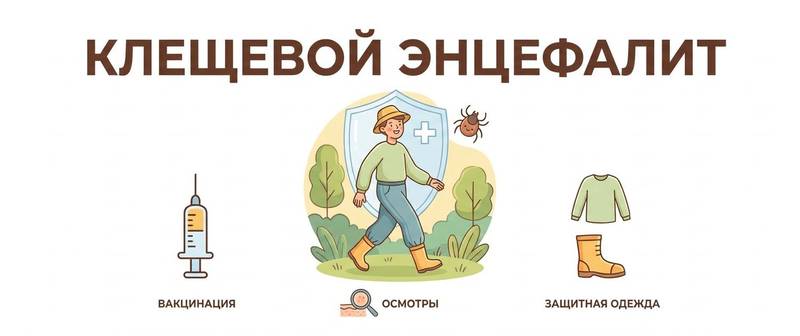 Клещевой энцефалит: симптомы, профилактика и прививка