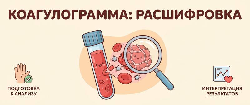 Коагулограмма: расшифровка и что показывает каждый пункт