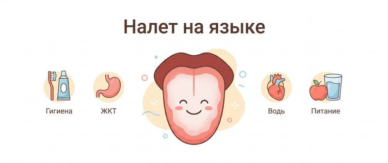 Налет на языке: о чем говорит белый или желтый налет