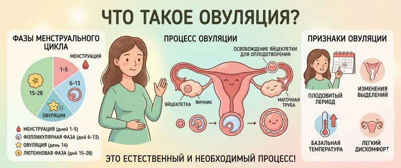 Овуляция: что это такое, как определить и признаки наступления