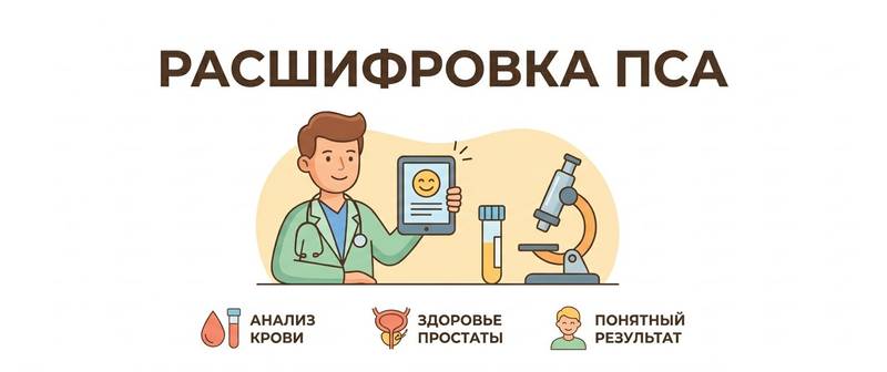 Анализ ПСА: расшифровка результата у мужчин и что значит