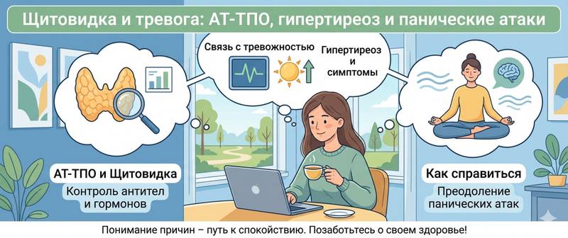 Щитовидка и тревога: АТ-ТПО, гипертиреоз и панические атаки