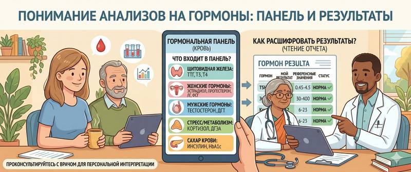 Анализы на гормоны: что входит в панель и как расшифровать