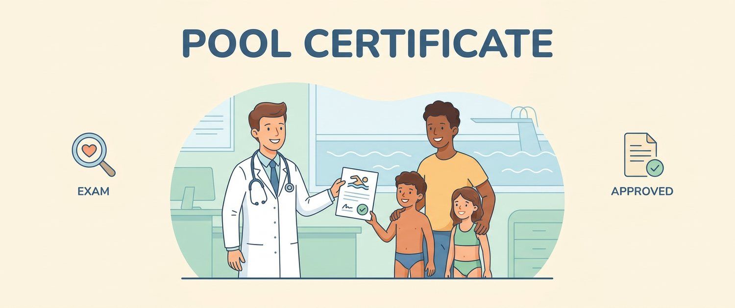 Swimming Pool Certificate: Which Tests Adults and Children Need