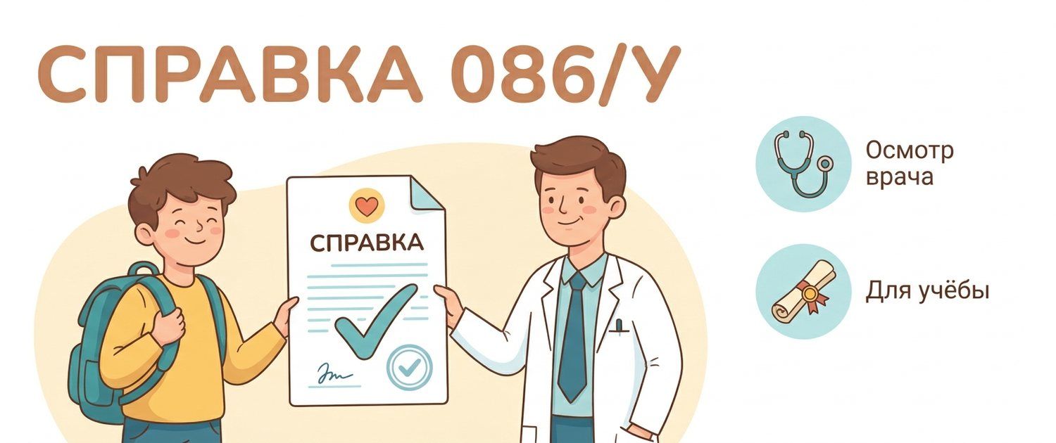 Справка 086/у: какие анализы сдавать и каких врачей проходить