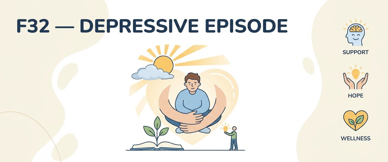 F32 — Depressive Episode: What This ICD-10 Code Really Means
