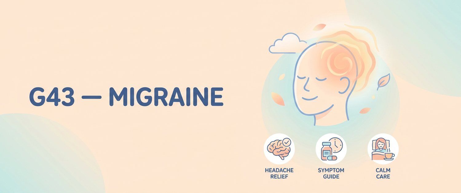 G43 — What the Migraine Code Means in ICD-10 and What to Do