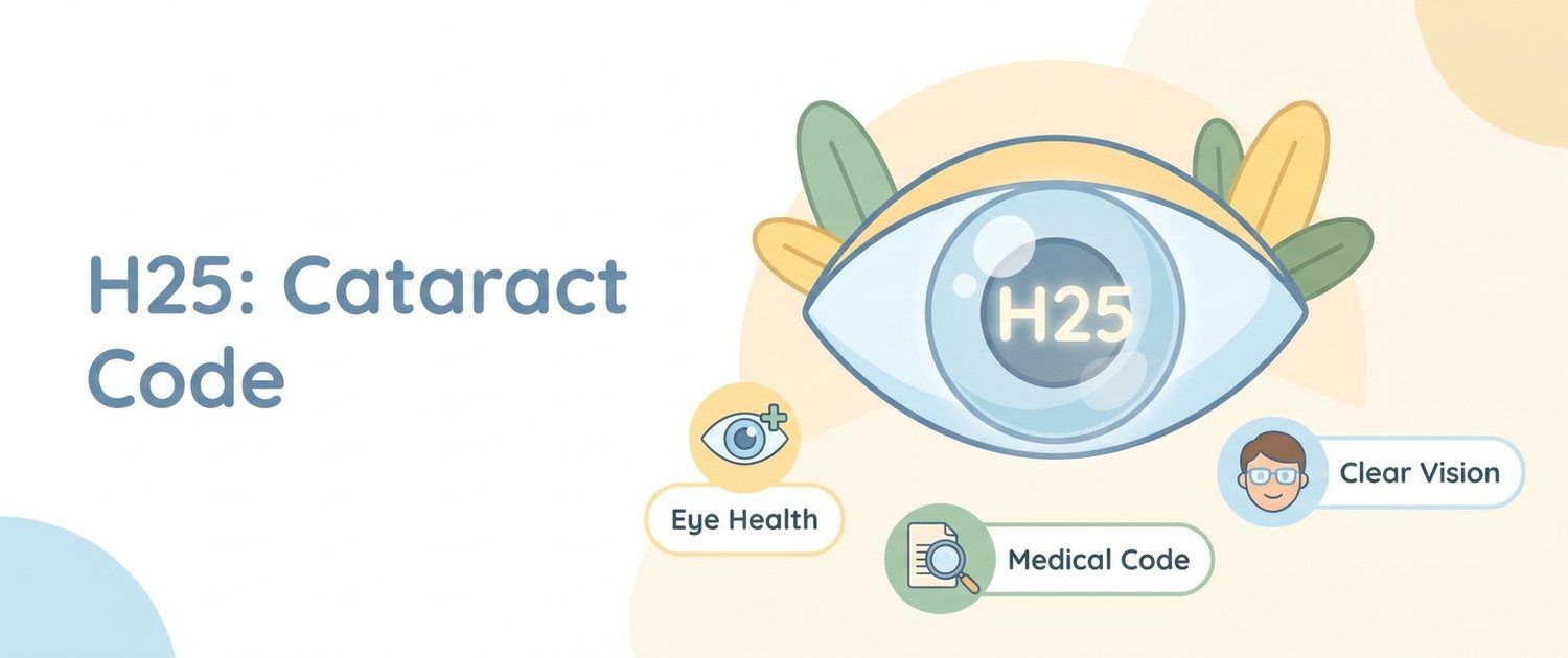 H25 — Senile Cataract in ICD-10: What the Diagnosis Code Means