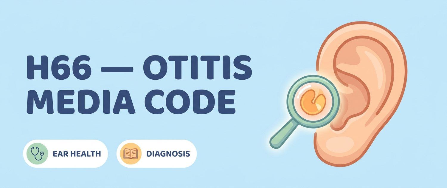 H66 — Suppurative and Unspecified Otitis Media ICD-10 Code Meaning